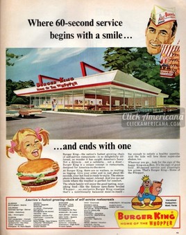 burger king july 1966