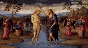 Baptism of Christ - Pietro Perugino,