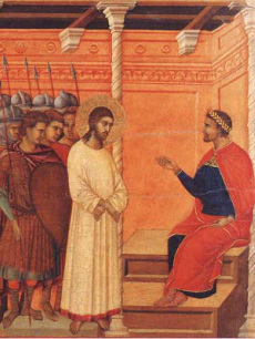 jesus before pilate
