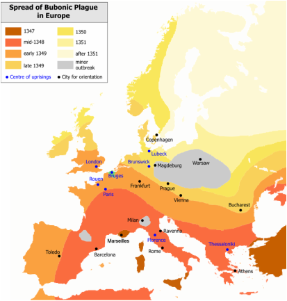 black death europe